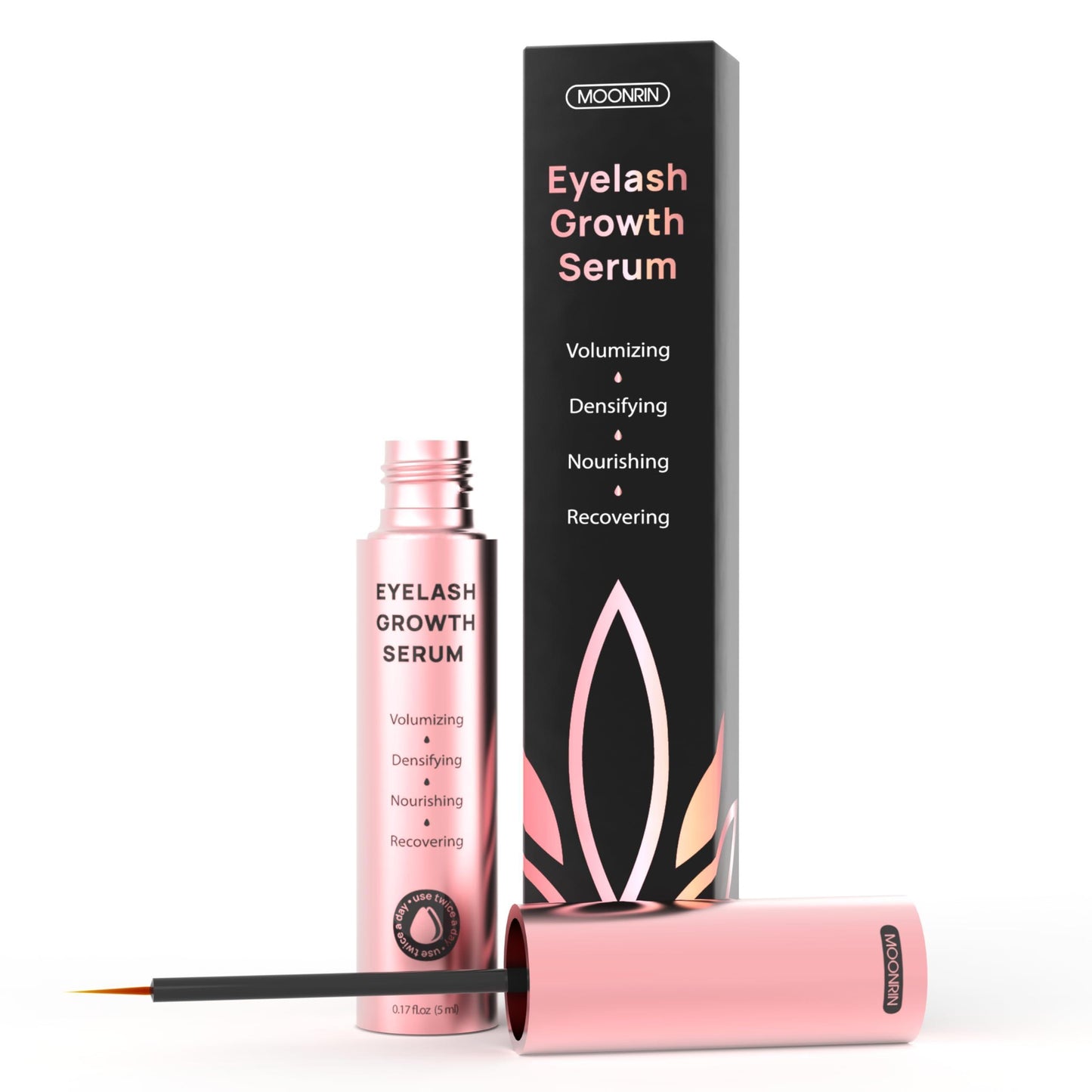 Lash Serum for Eyelash Growth 0.17 fl oz 5 ml 2 in 1 Eyebrow Enhancing