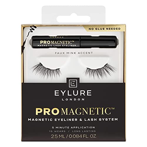 Eylure Pro Magnetic Eyeliner & False Eyelashes - Faux Mink Accent