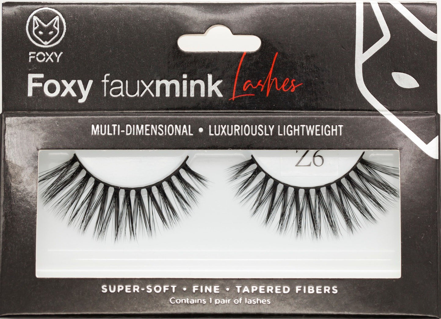 Foxy Faux Mink Eyelashes Model Z6