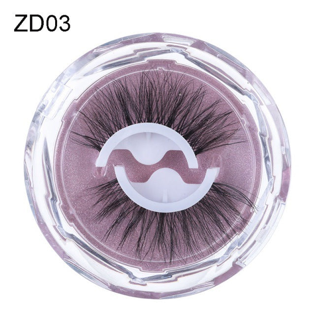 Self-adhesive Reusable Glue-free Eye Lashes With Natural Curl