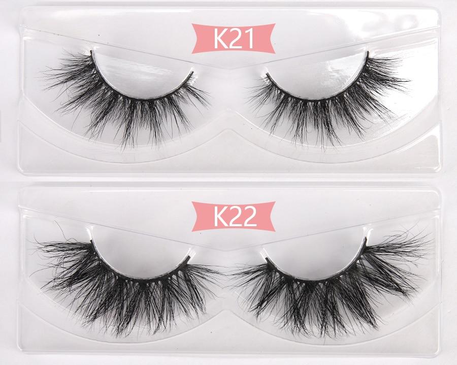 100 Pairs 3D Mink Lashes Wholesale Bulk  3D Mink Eyelashes Thick Long