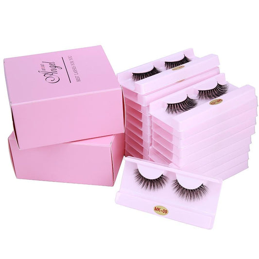 Mink Lashes Wholesale Luxury Dramatic Cruelty 3D Eyelashes Set Faux