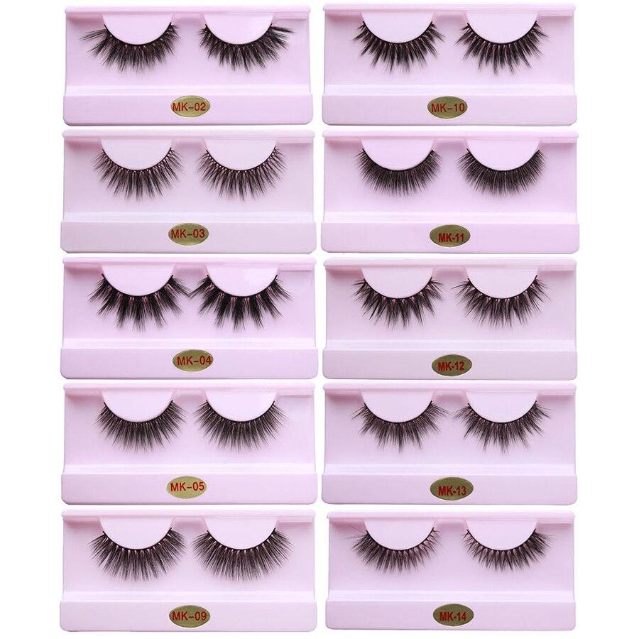 Mink Lashes Wholesale Luxury Dramatic Cruelty 3D Eyelashes Set Faux