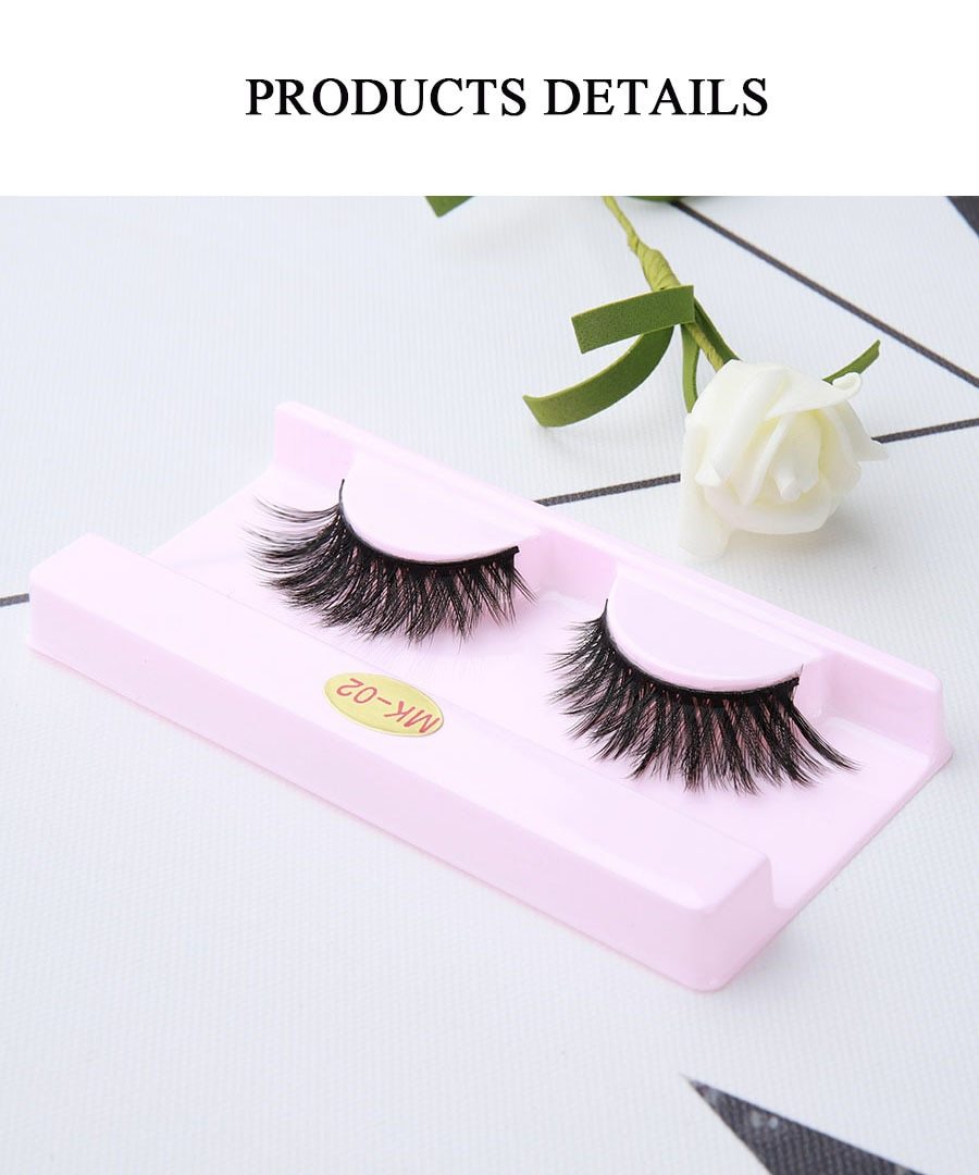 Mink Lashes Wholesale Luxury Dramatic Cruelty 3D Eyelashes Set Faux