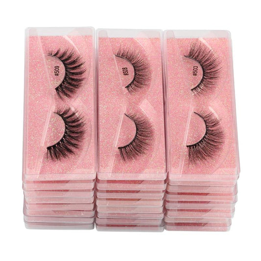 10/20/50/100 PCS Mink Eyelashes Wholesale Natural Lashes Makeup Wispy