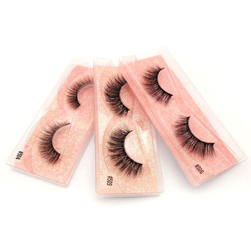 10/20/50/100 PCS Mink Eyelashes Wholesale Natural Lashes Makeup Wispy