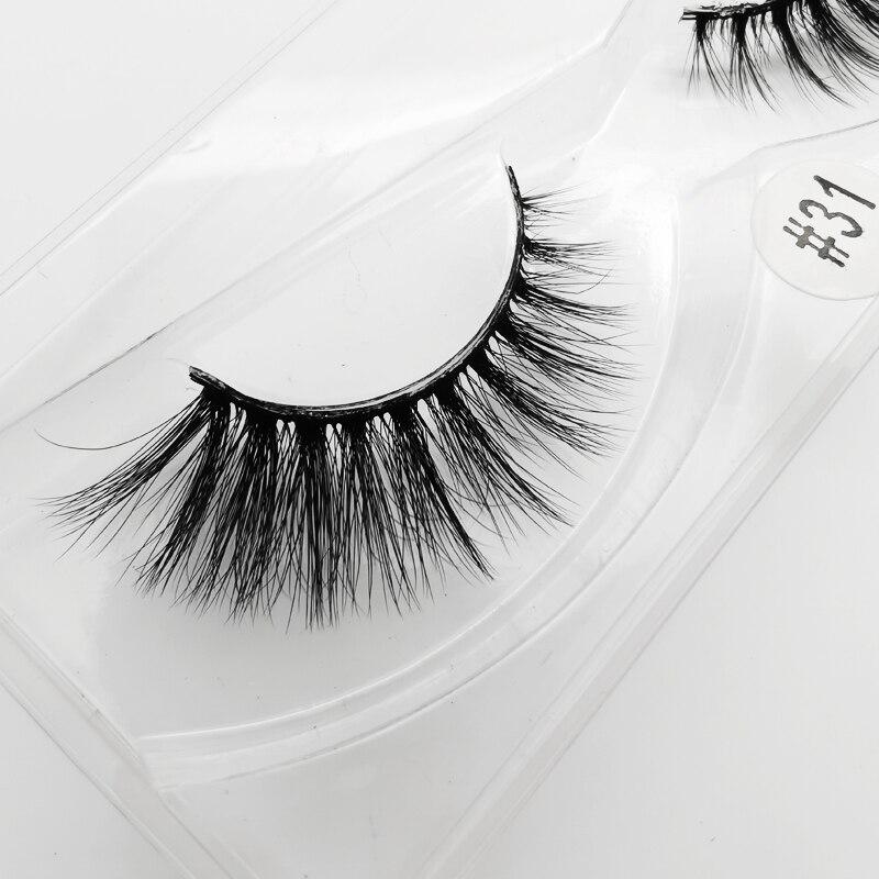 Mink Eye Lashes Wholesale 20/30/40/100 PCS  Mink Fluffy Fake Eyelashes