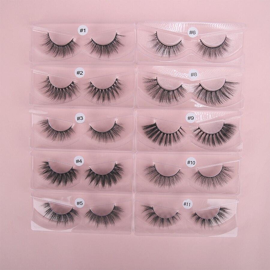 Faux Mink Lashes Wholessale In Bulk 10/30/50 Pairs Natural Long False