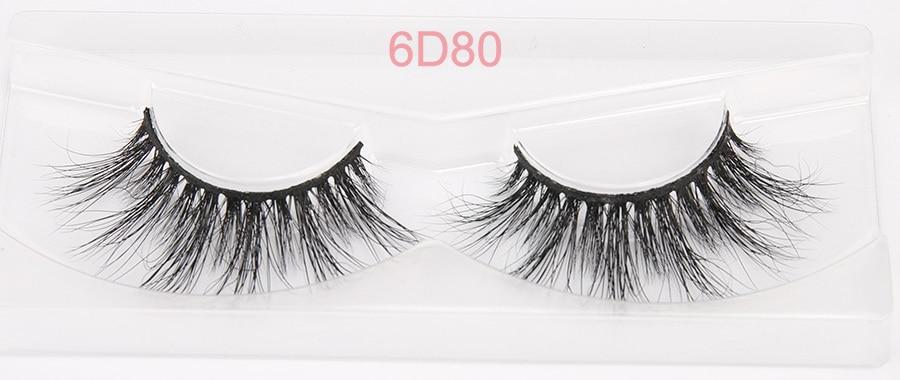 10 Pairs Eyelashes 6D Mink Lashes Full Strip Volume Mink False Eyelash