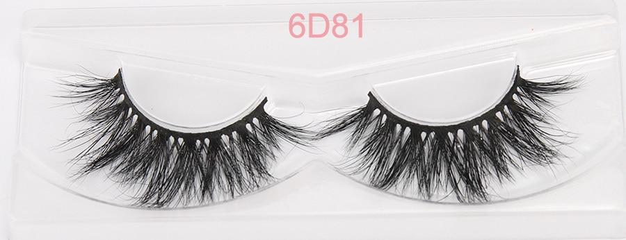 10 Pairs Eyelashes 6D Mink Lashes Full Strip Volume Mink False Eyelash