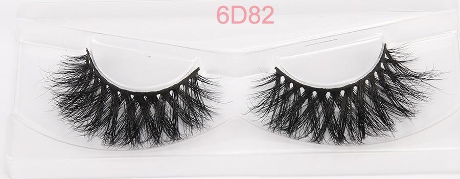 10 Pairs Eyelashes 6D Mink Lashes Full Strip Volume Mink False Eyelash