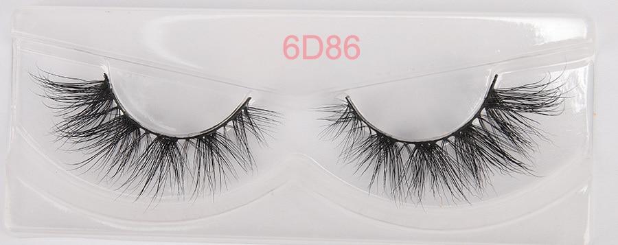 10 Pairs Eyelashes 6D Mink Lashes Full Strip Volume Mink False Eyelash