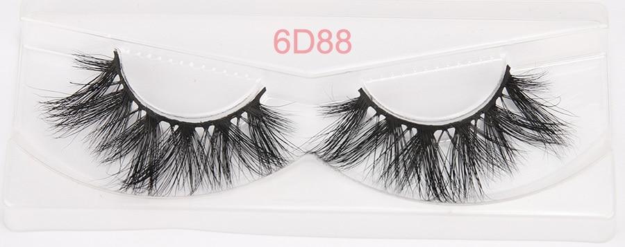 10 Pairs Eyelashes 6D Mink Lashes Full Strip Volume Mink False Eyelash