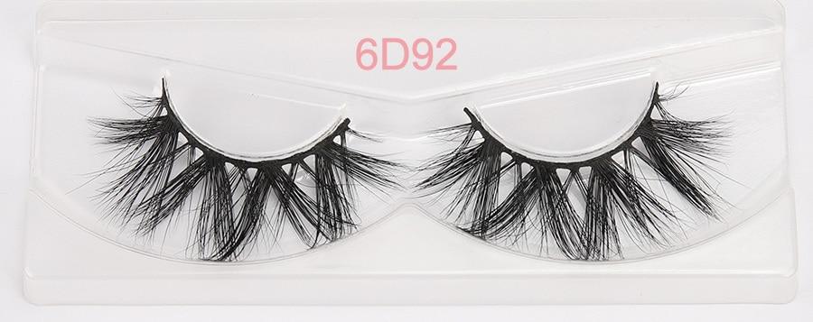 10 Pairs Eyelashes 6D Mink Lashes Full Strip Volume Mink False Eyelash