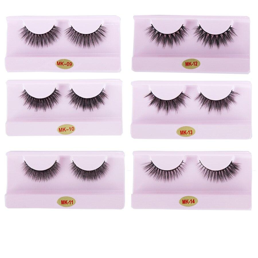 30 Pairs Wholesale 3D Mink Lashes Eyelash Makeup Brush Natural Soft