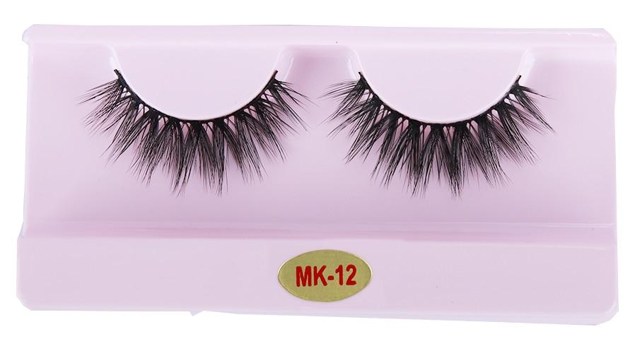 30 Pairs Wholesale 3D Mink Lashes Eyelash Makeup Brush Natural Soft